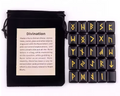 Rectangular Crystal Rune Sets | 25 Pieces