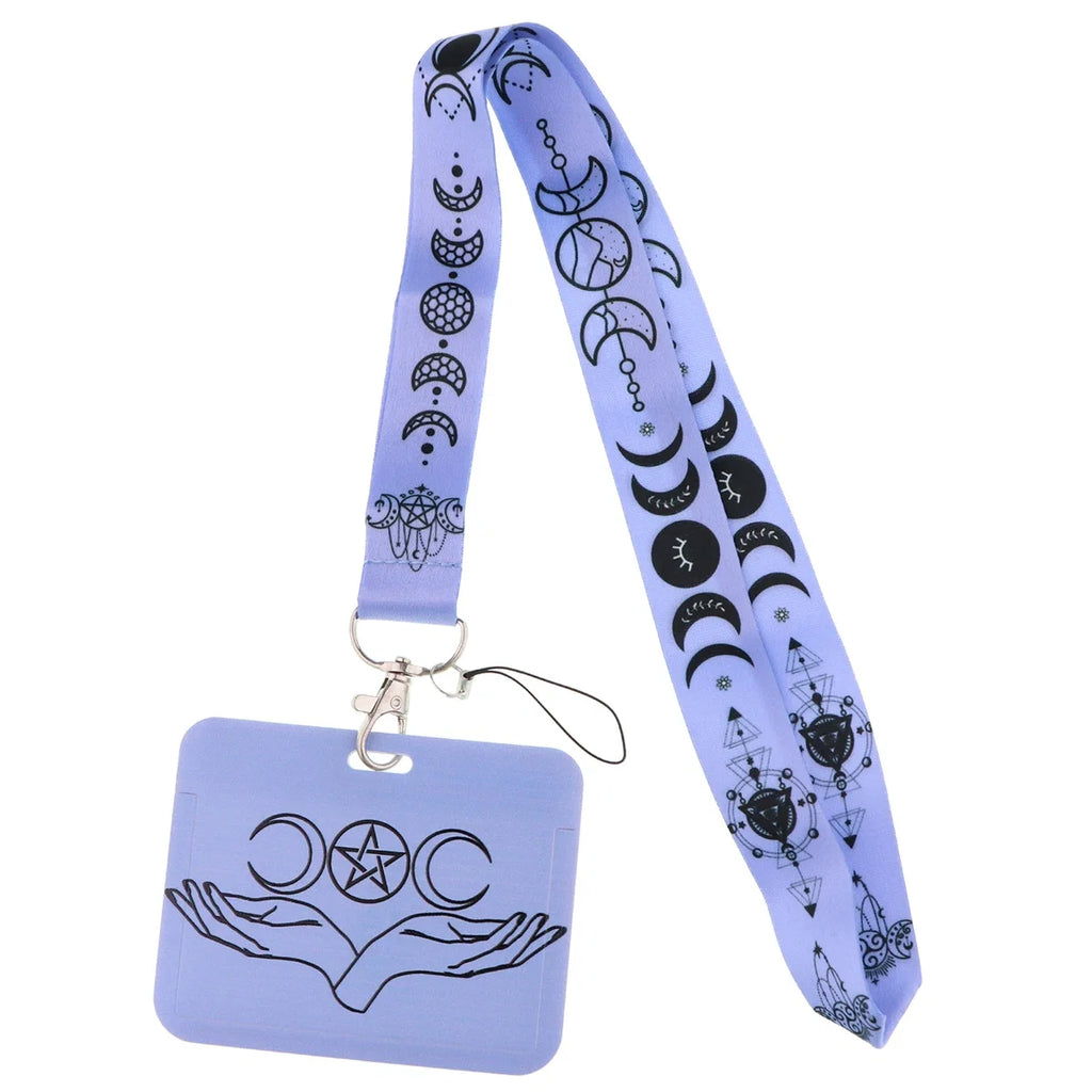 Witchy Lanyard Key Ring Badge