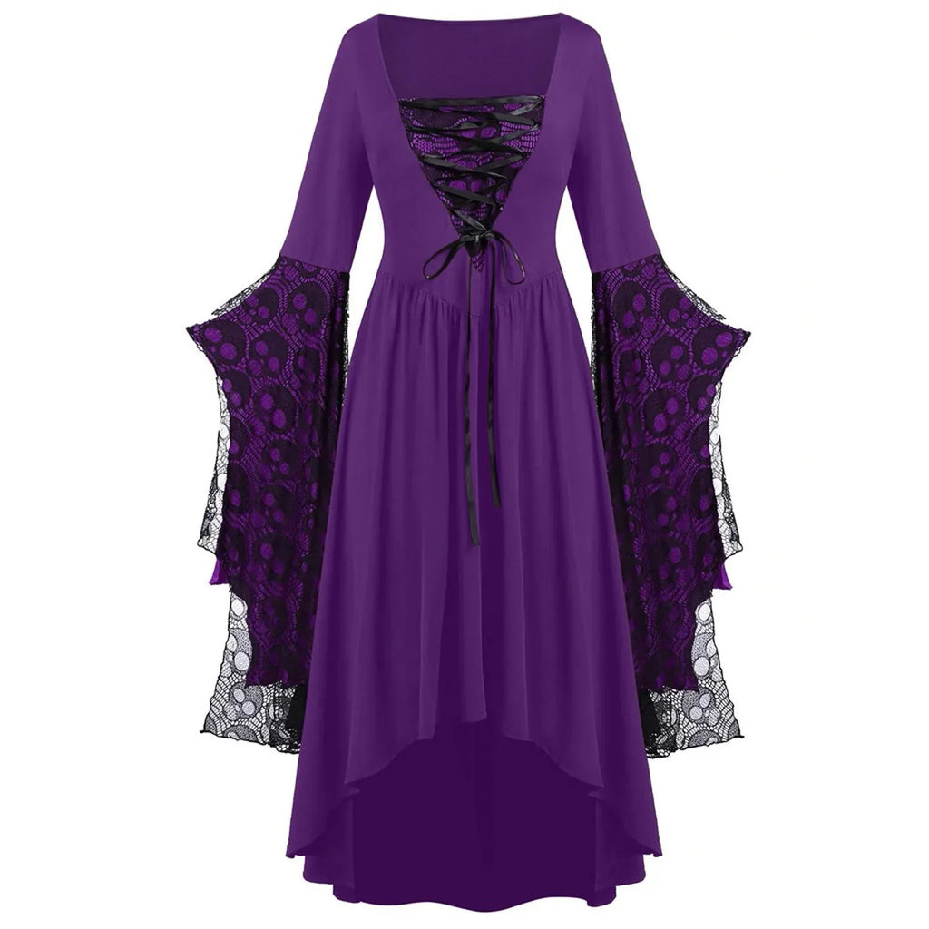 Witchy Skull Costume Dress | Choose Your Color