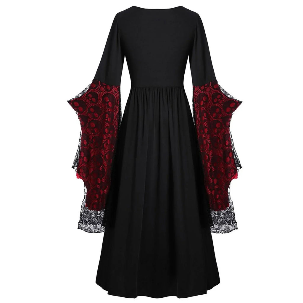 Witchy Skull Costume Dress | Choose Your Color