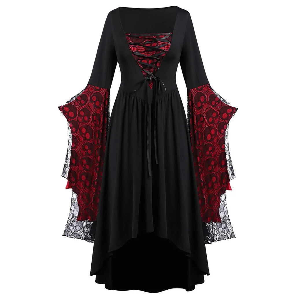 Witchy Skull Costume Dress | Choose Your Color