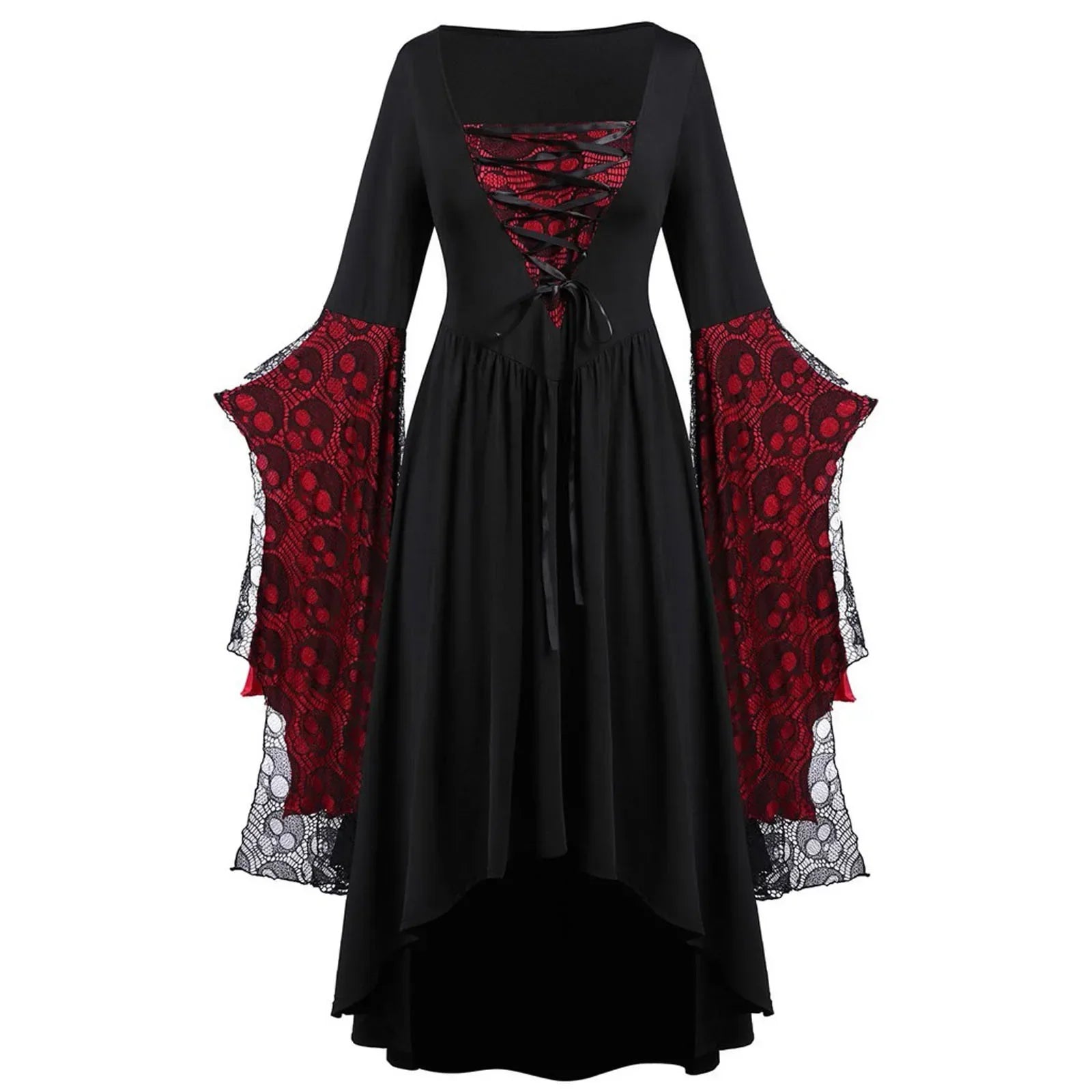 Witchy Skull Costume Dress | Choose Your Color