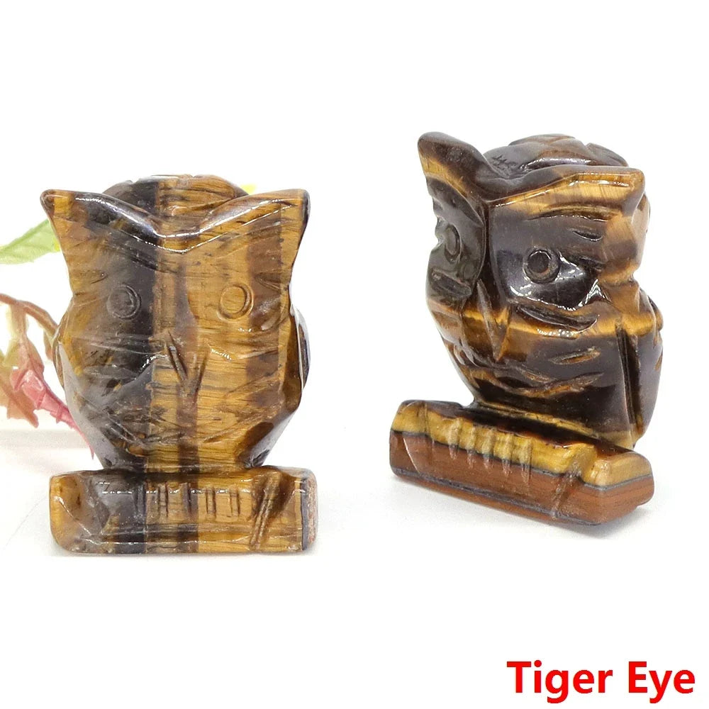 Crystal Owl Figurines | Choose Your Stone