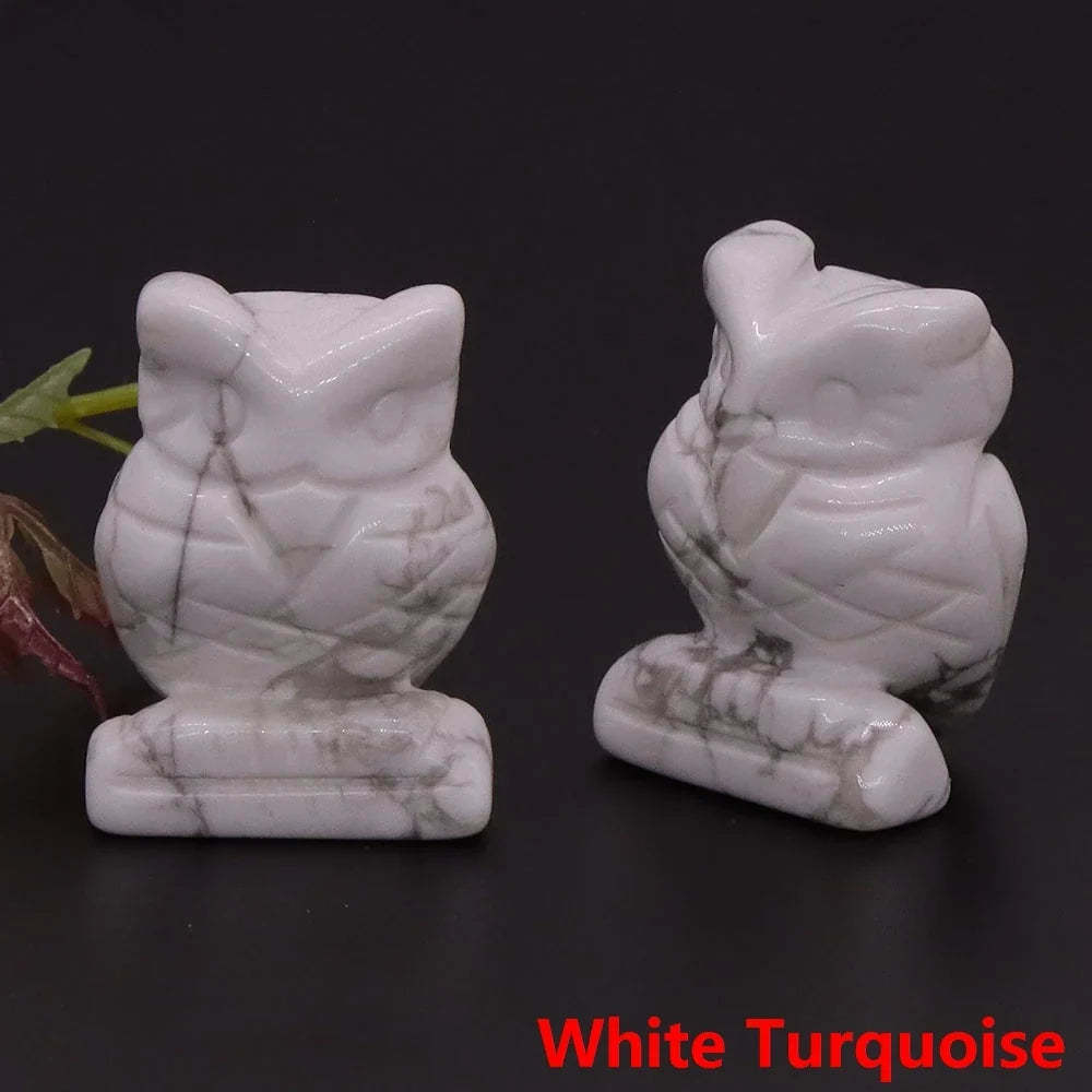 Crystal Owl Figurines | Choose Your Stone