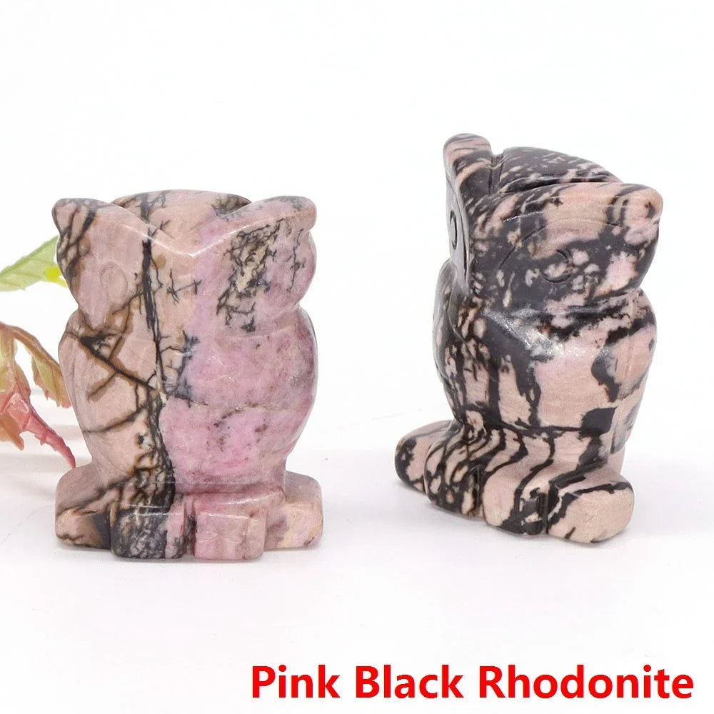 Crystal Owl Figurines | Choose Your Stone