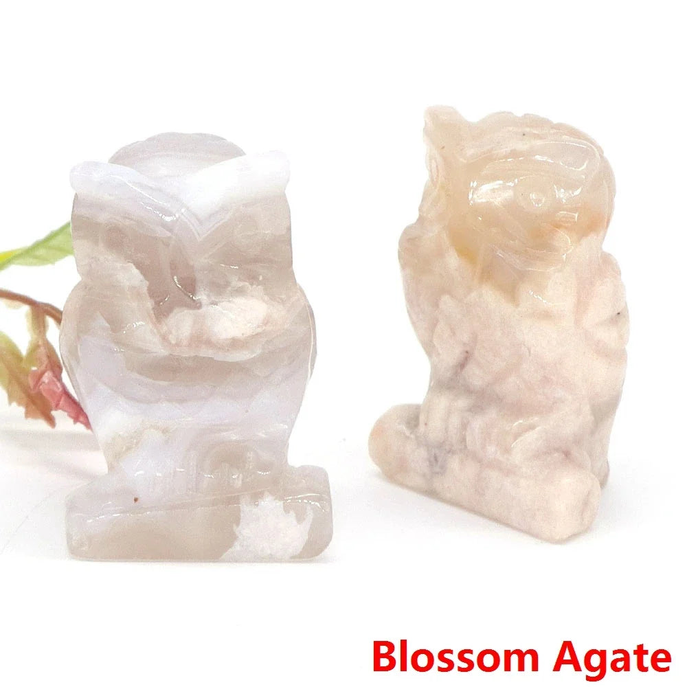 Crystal Owl Figurines | Choose Your Stone