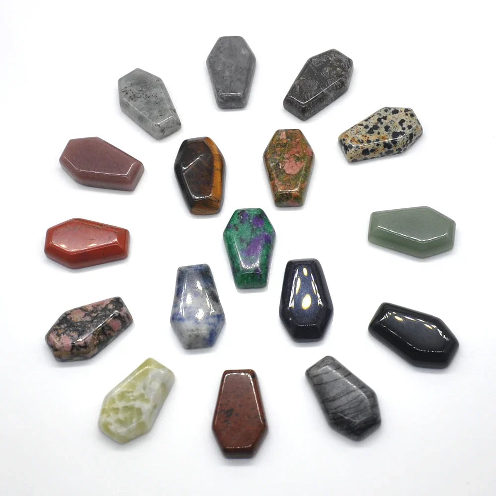 Mini Crystal Coffins | Carved Stone Curios