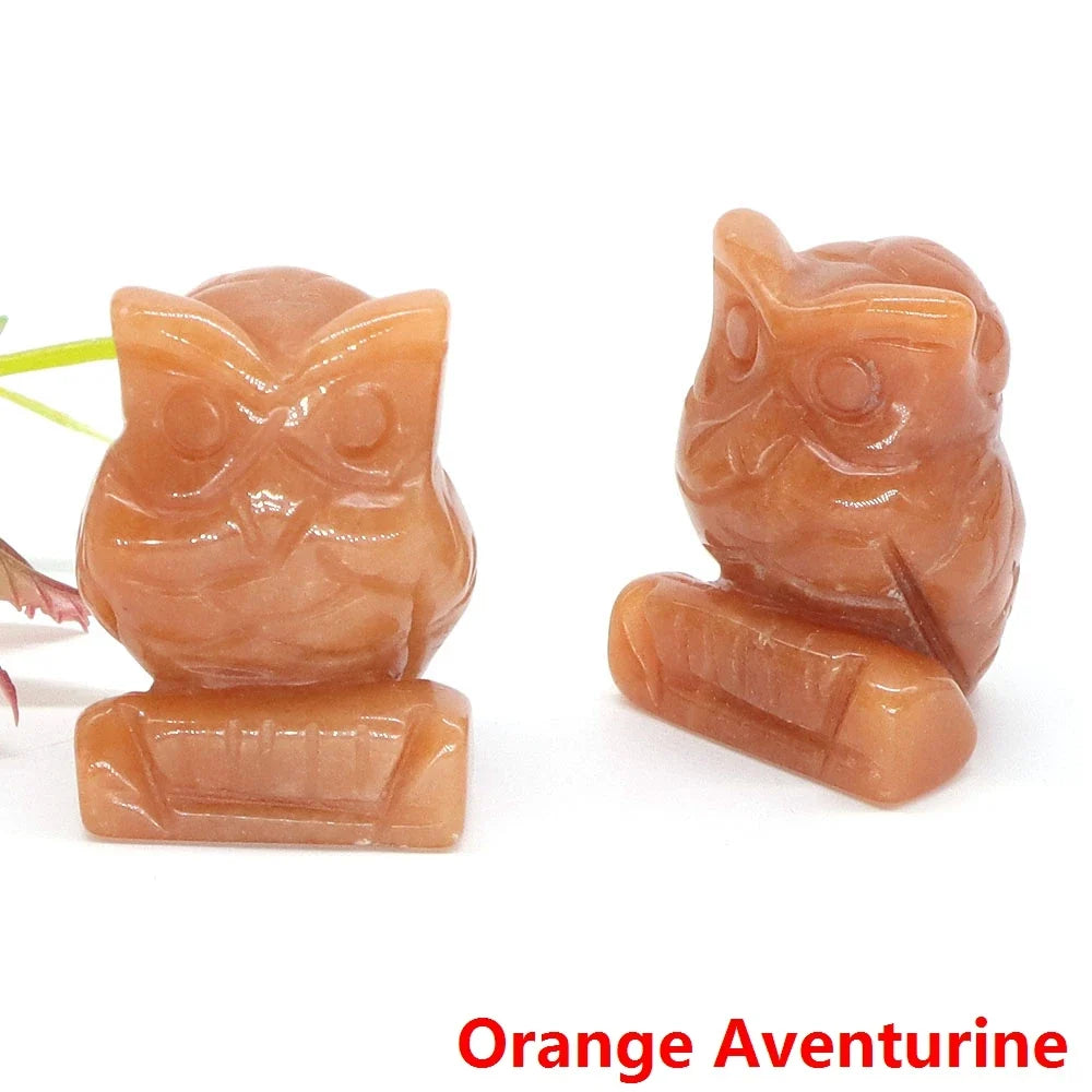 Crystal Owl Figurines | Choose Your Stone