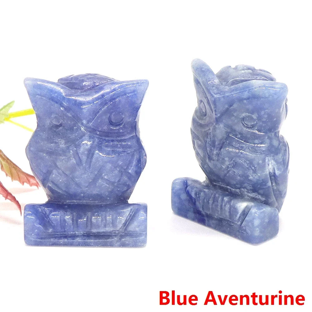 Crystal Owl Figurines | Choose Your Stone
