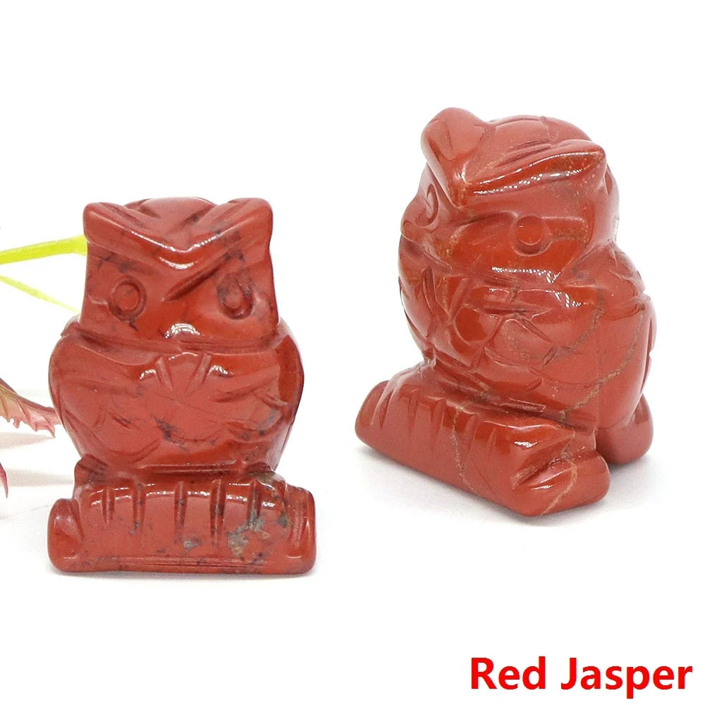 Crystal Owl Figurines | Choose Your Stone