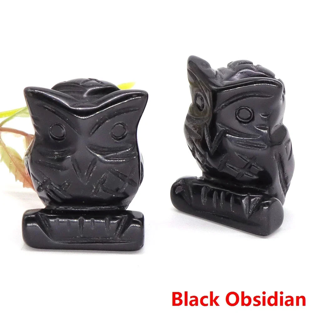 Crystal Owl Figurines | Choose Your Stone