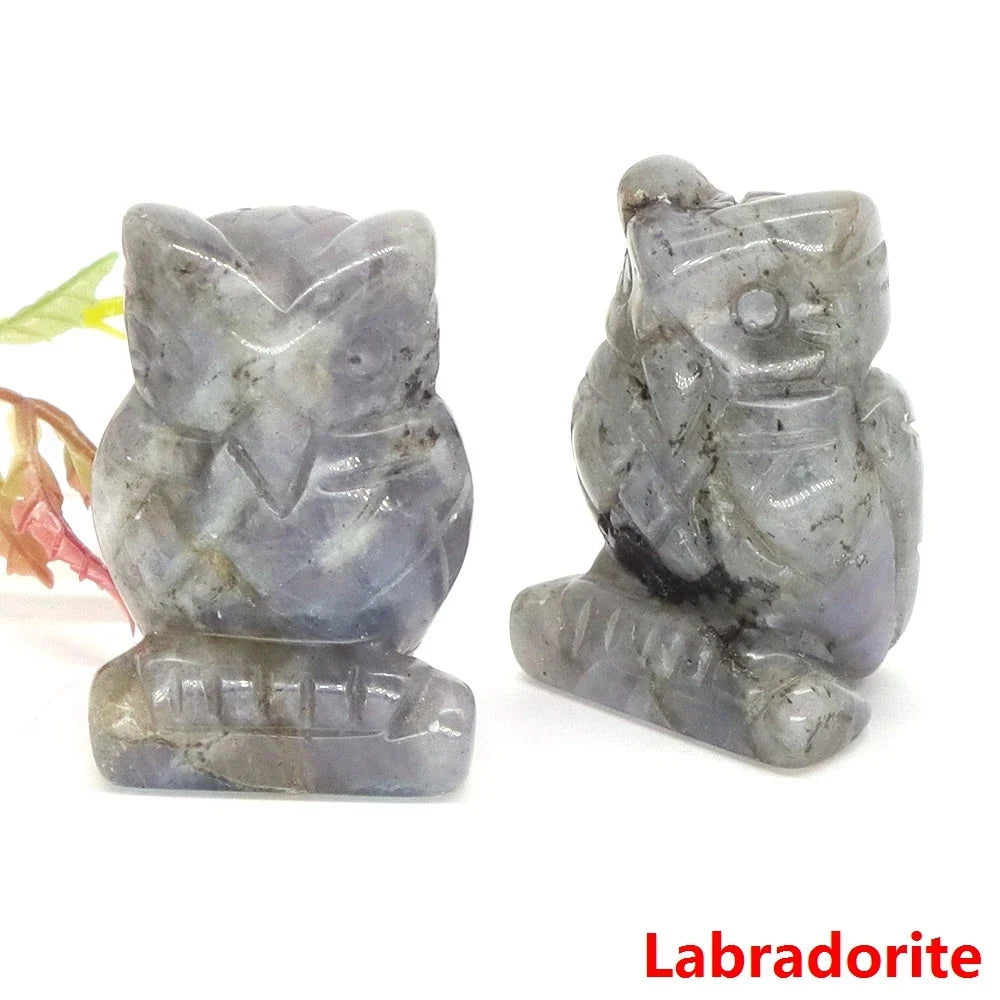 Crystal Owl Figurines | Choose Your Stone