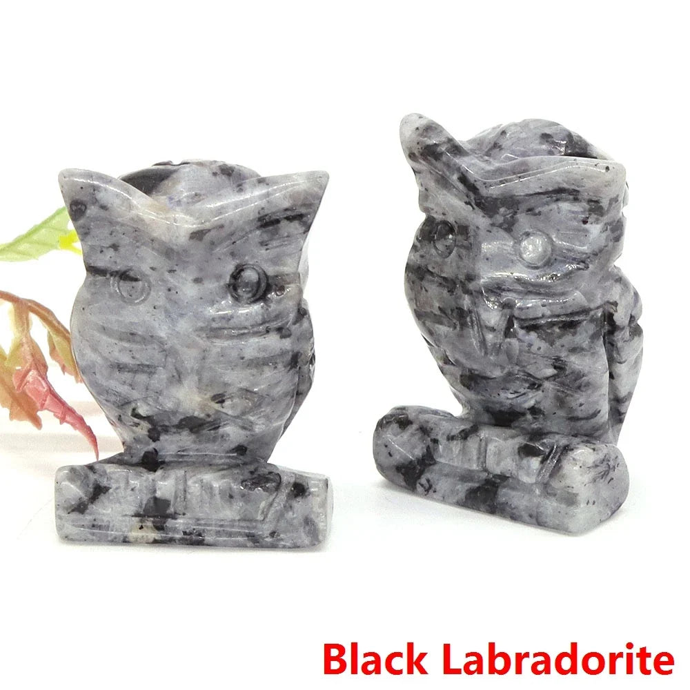 Crystal Owl Figurines | Choose Your Stone