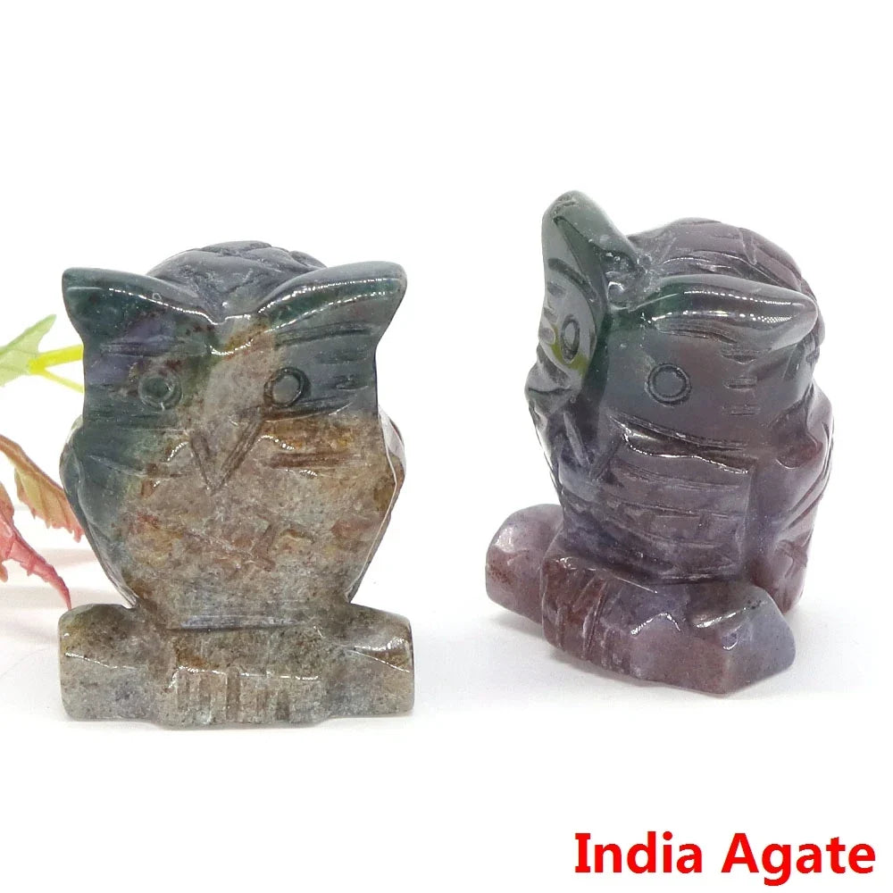 Crystal Owl Figurines | Choose Your Stone