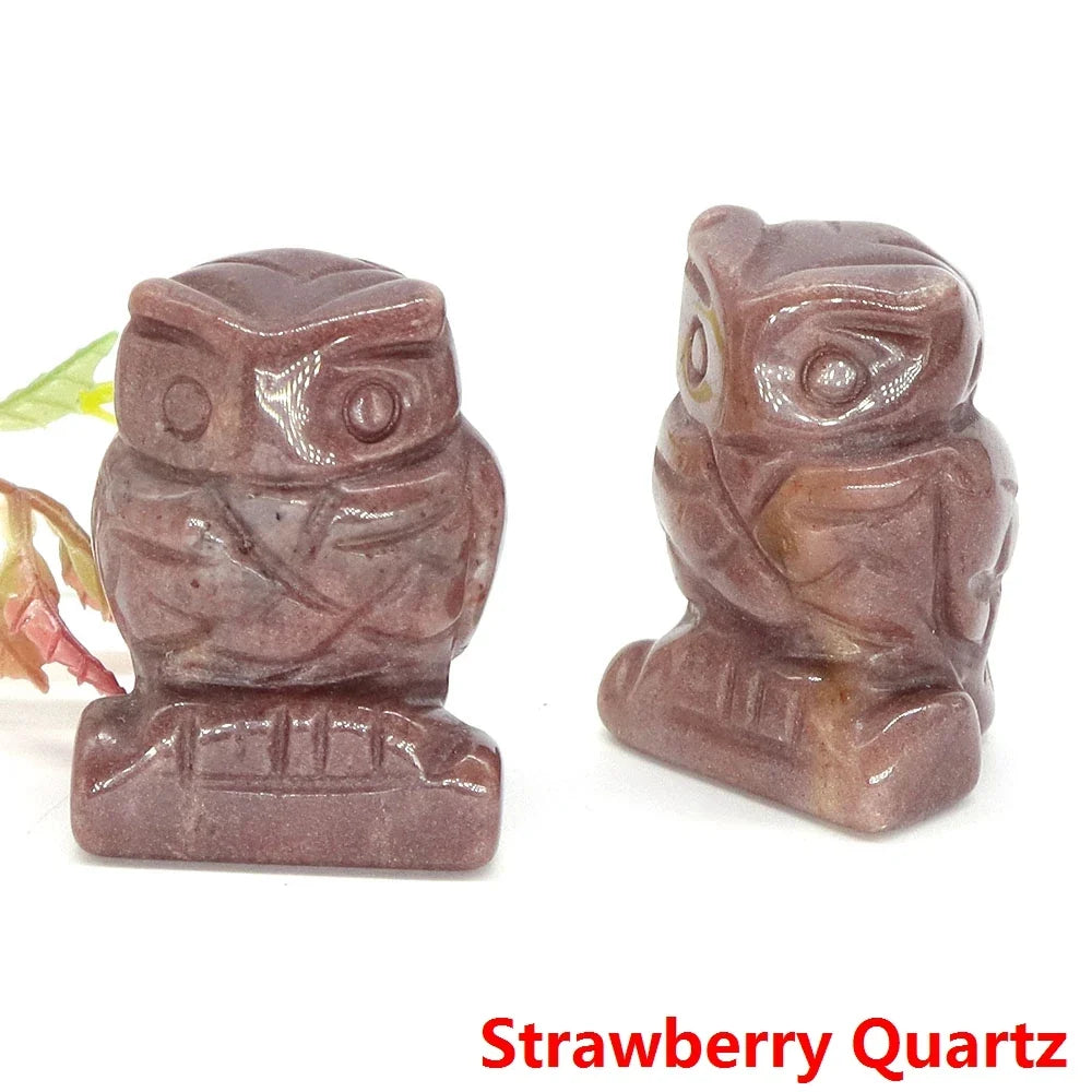 Crystal Owl Figurines | Choose Your Stone
