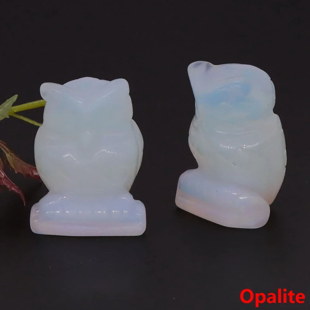 Crystal Owl Figurines | Choose Your Stone