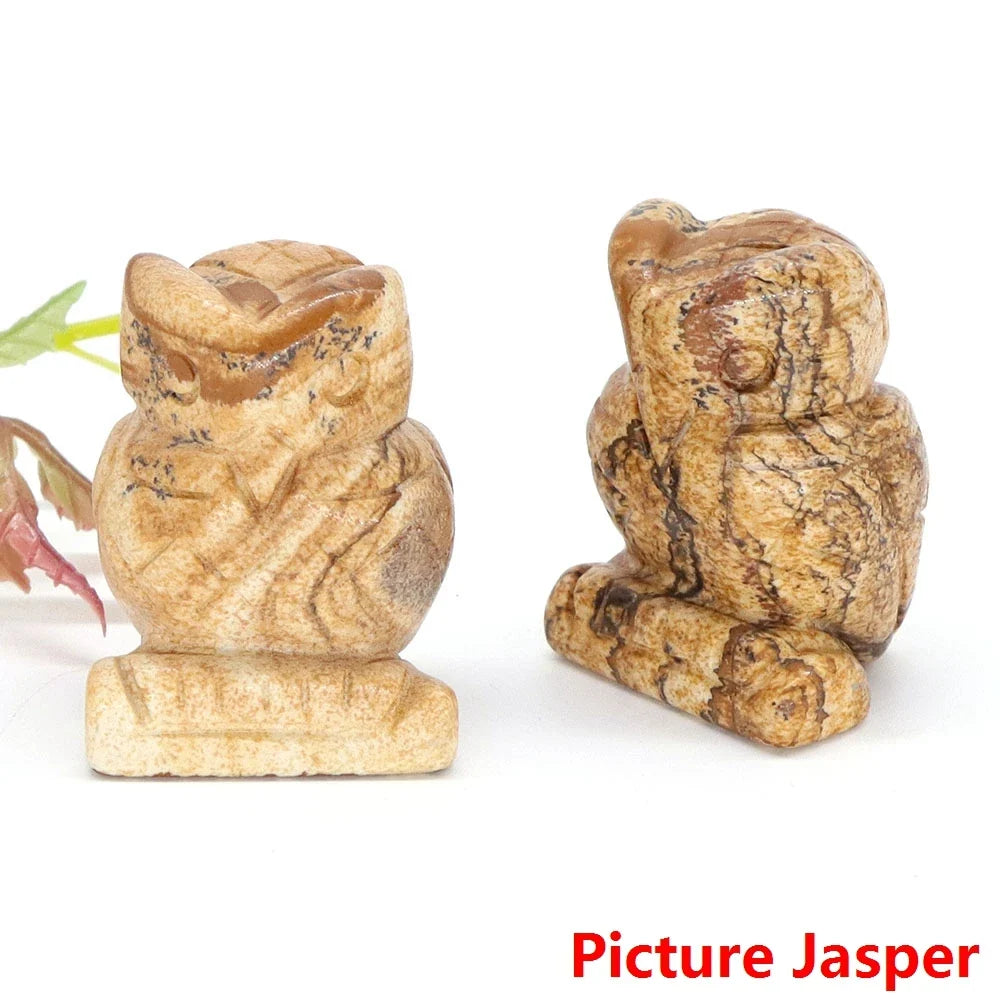 Crystal Owl Figurines | Choose Your Stone