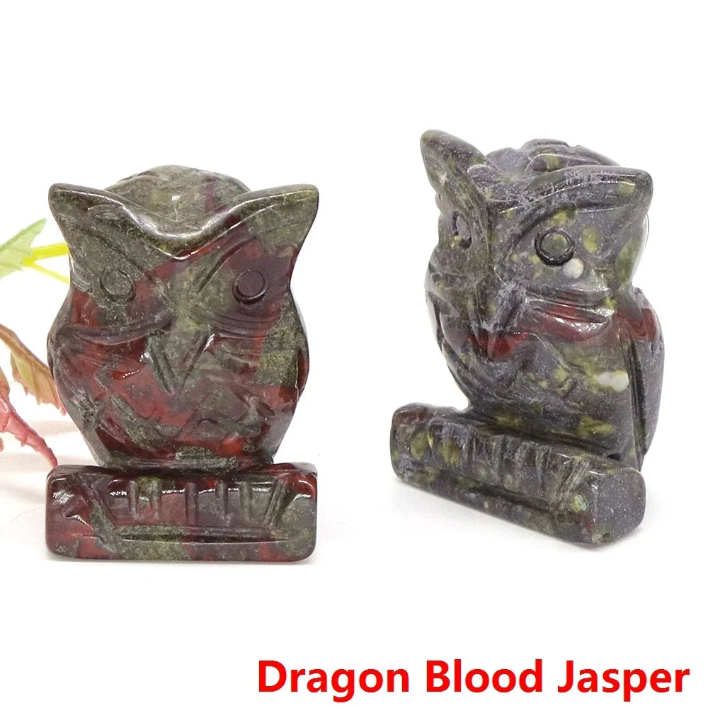Crystal Owl Figurines | Choose Your Stone