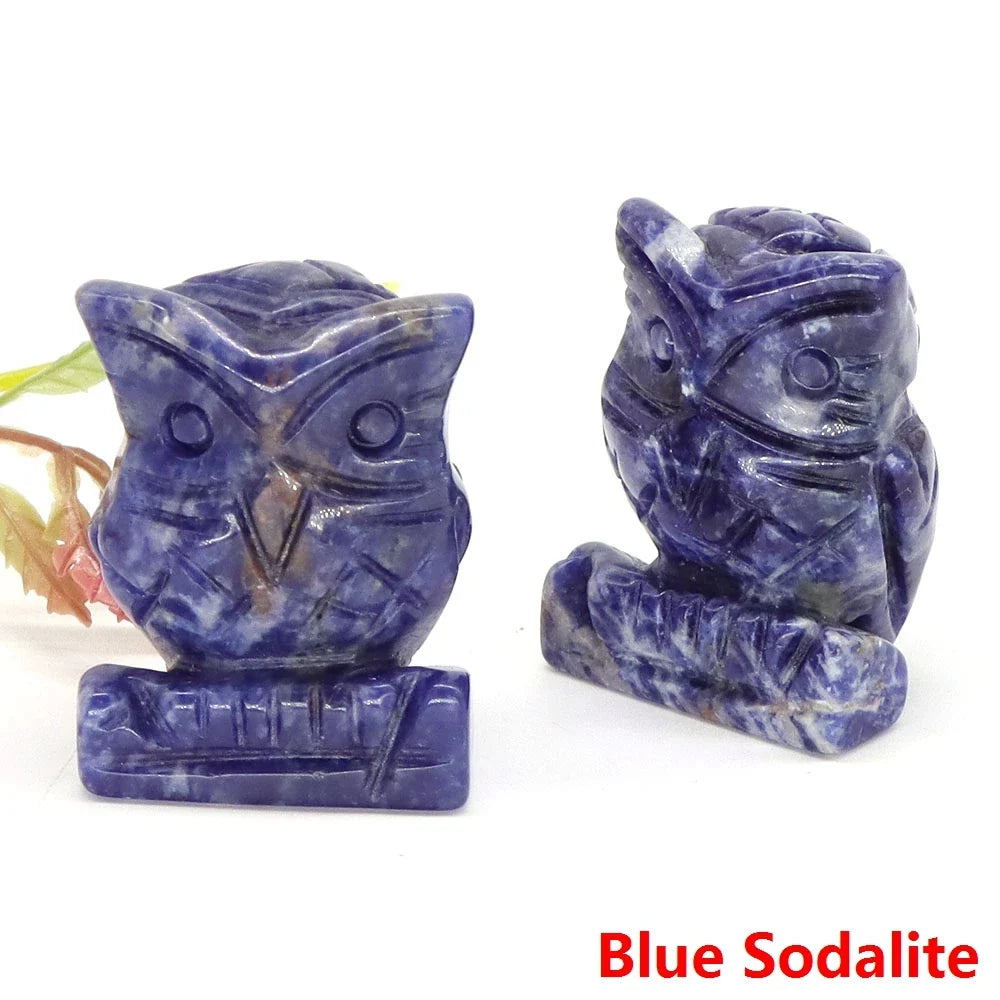 Crystal Owl Figurines | Choose Your Stone