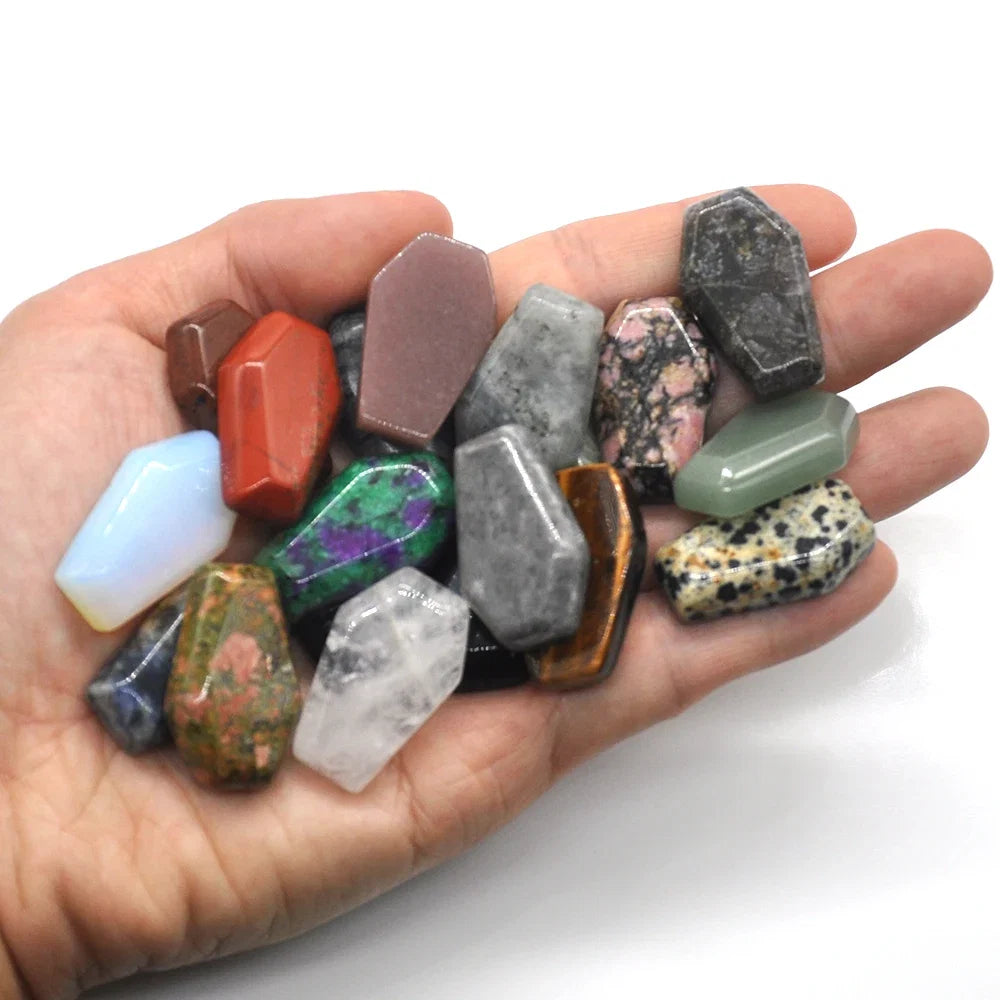 Mini Crystal Coffins | Carved Stone Curios