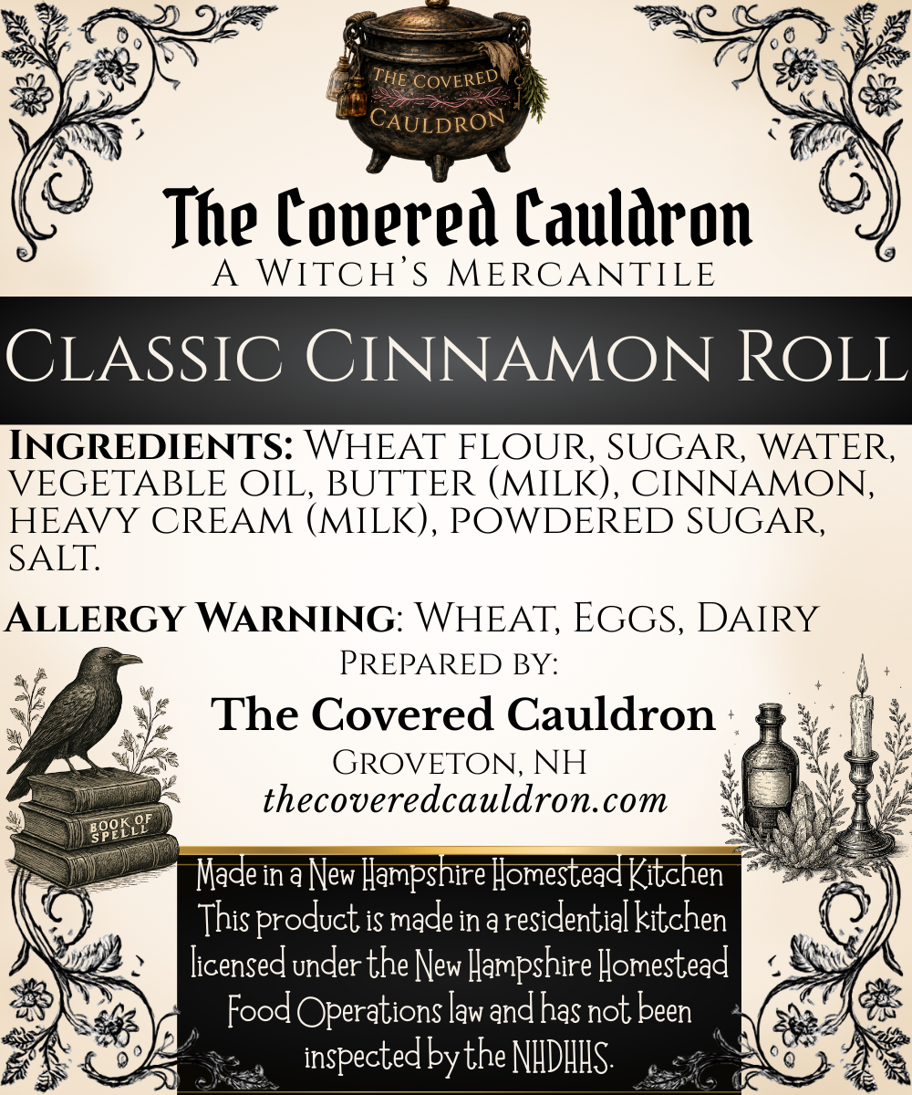 The Witch's Reward Our Signature One-Pound Cinnamon Roll