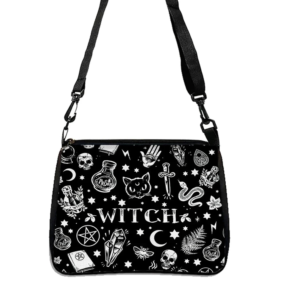 Witchy Print Shoulder Bags - Multiple Designs