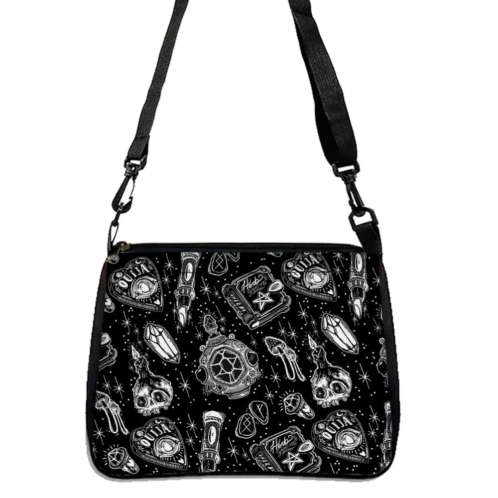 Witchy Print Shoulder Bags - Multiple Designs