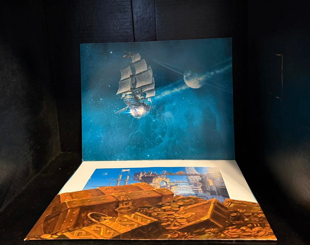 Disney Treasure Planet Exclusive Lithograph Portfolio Set of 4 Prints