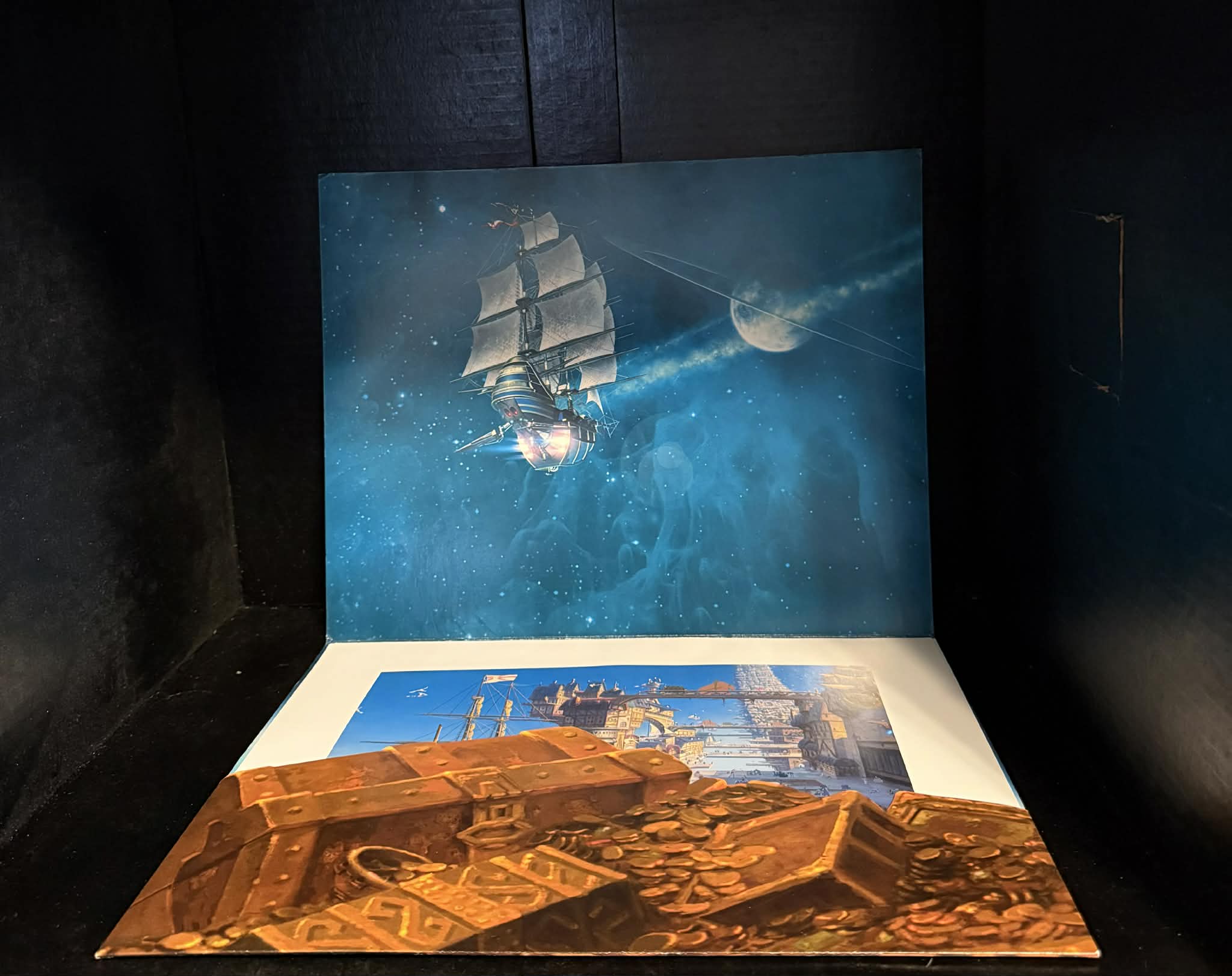 Disney Treasure Planet Exclusive Lithograph Portfolio Set of 4 Prints
