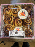 Baby Buns cinnamon rolls with decadent dipping cream