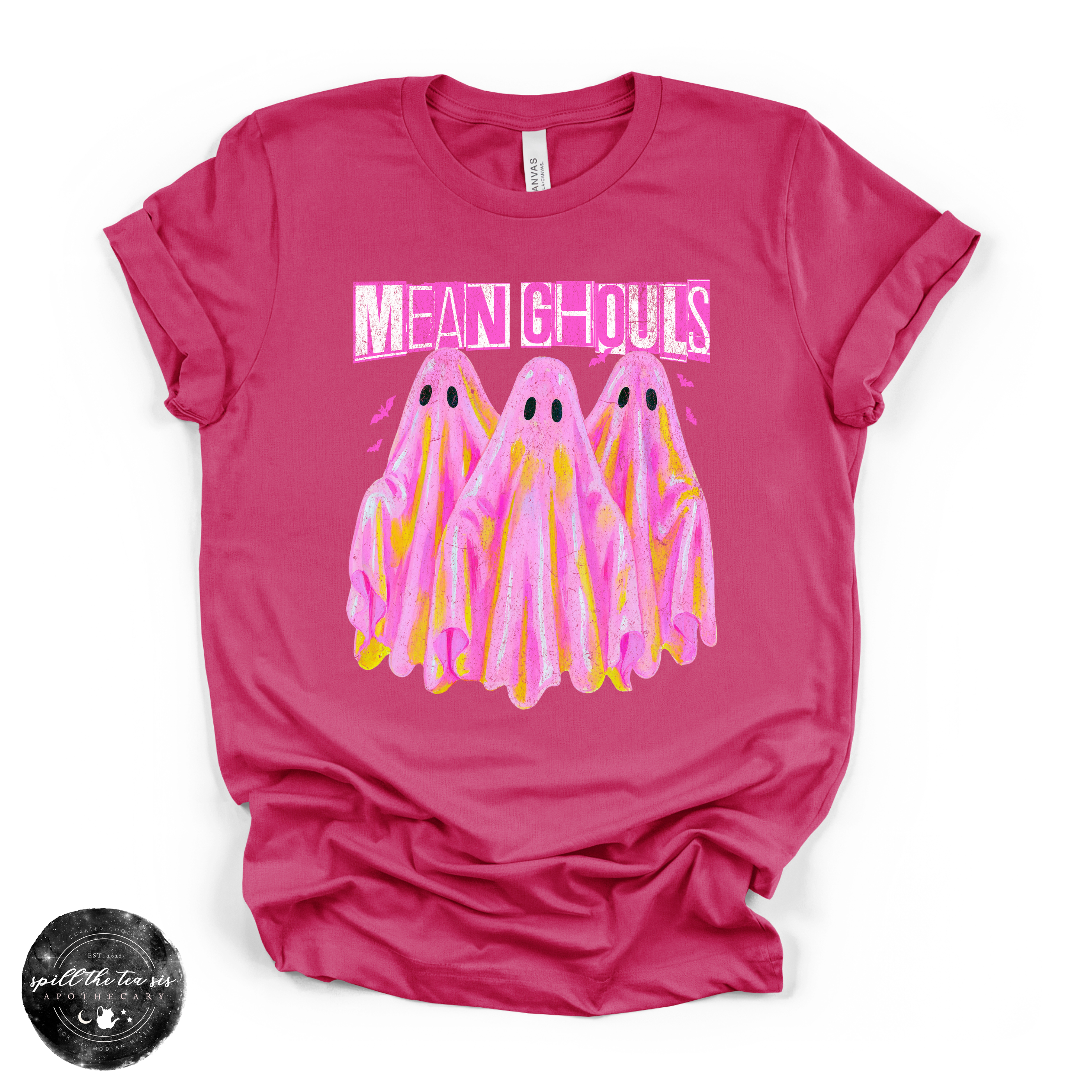 Mean Ghouls Tee | Funny Halloween Ghost Graphic T-Shirt
