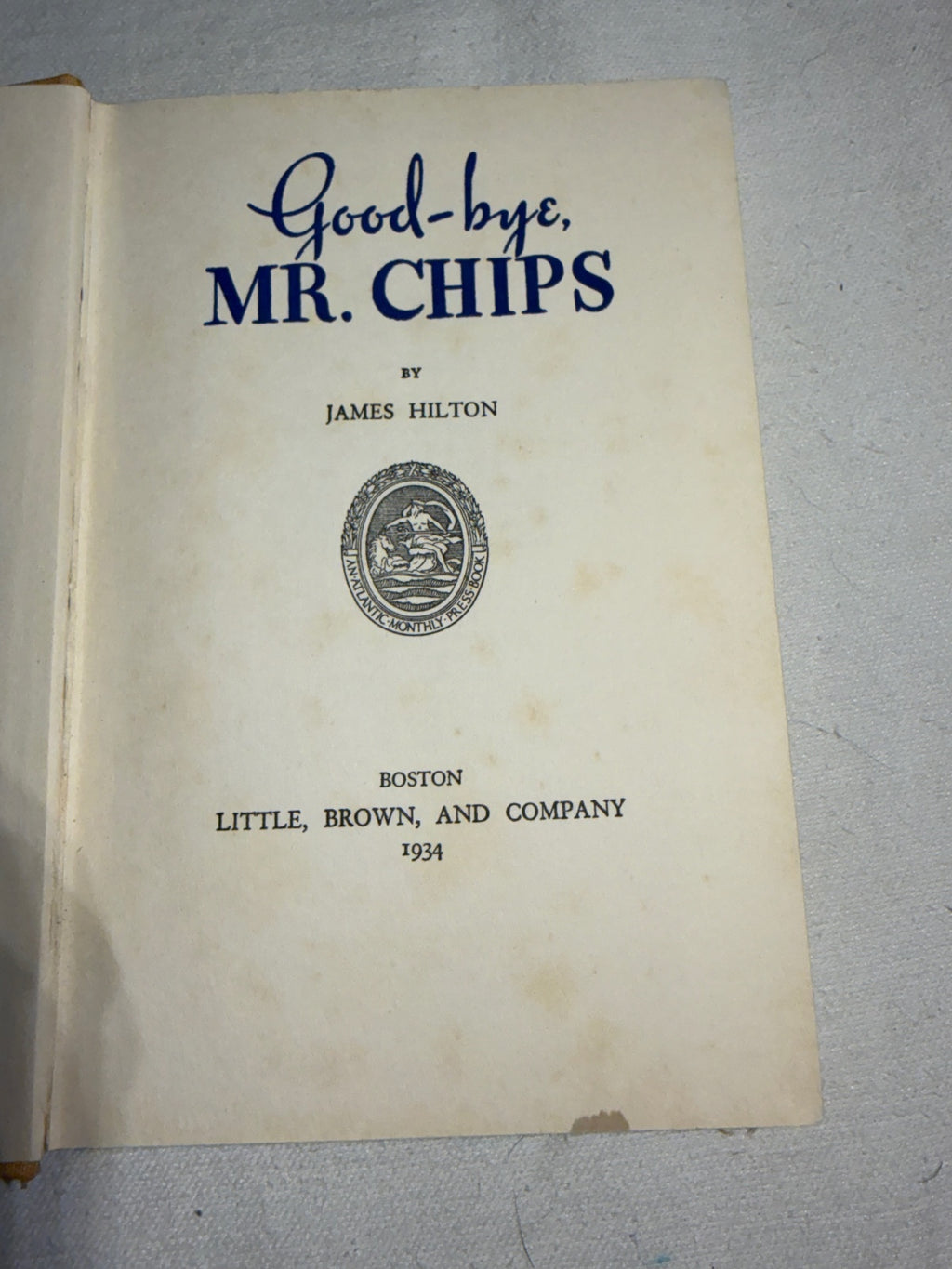 Good-Bye Mr. Chips