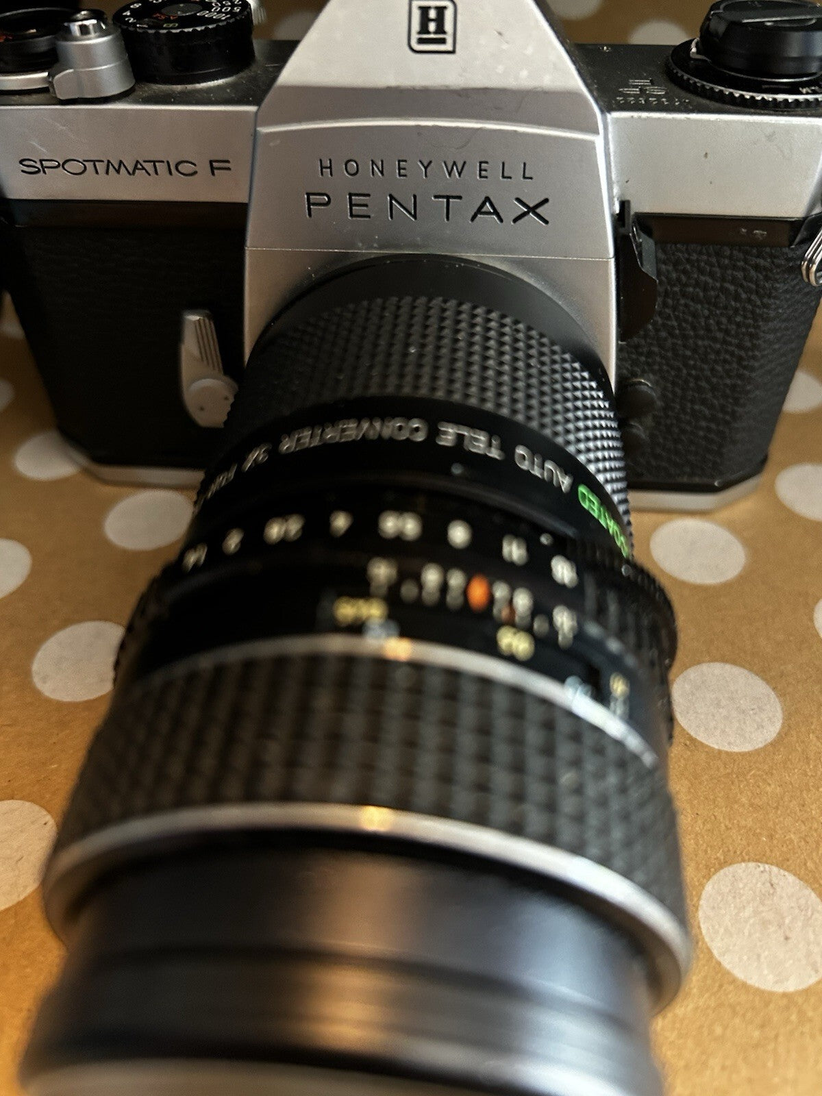 Honeywell Pentax Spotmatic F SMC Takumar 50mm f/1.4 + 3X Converter