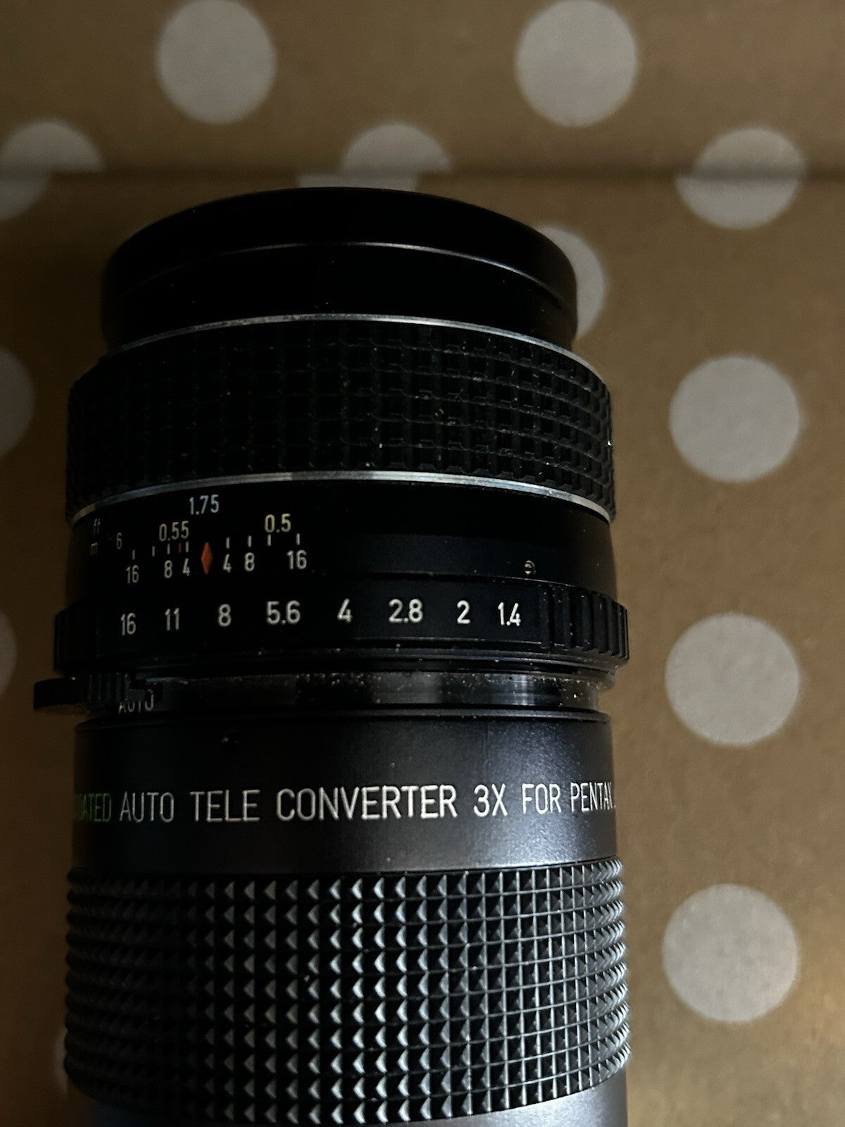 Honeywell Pentax Spotmatic F SMC Takumar 50mm f/1.4 + 3X Converter