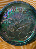 1976 Indiana Glass Bicentennial Eagle Carnival Glass Plate