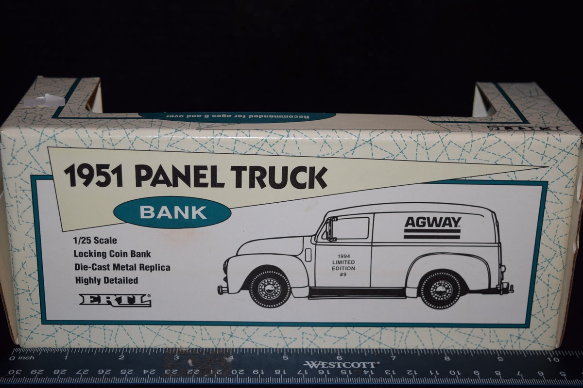 ERTL 1951 Panel Truck Agway 1994 Limited Edition #9 Bank 1:25 Scale