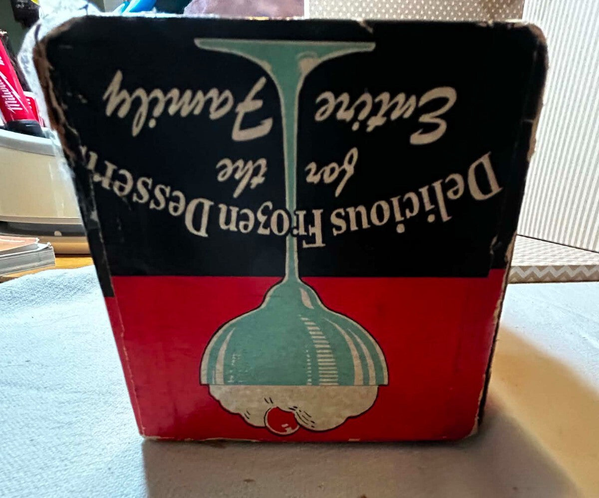 Vintage 1940s Ralmac Smoothie Ice Cream Mixer Original Box Art Deco