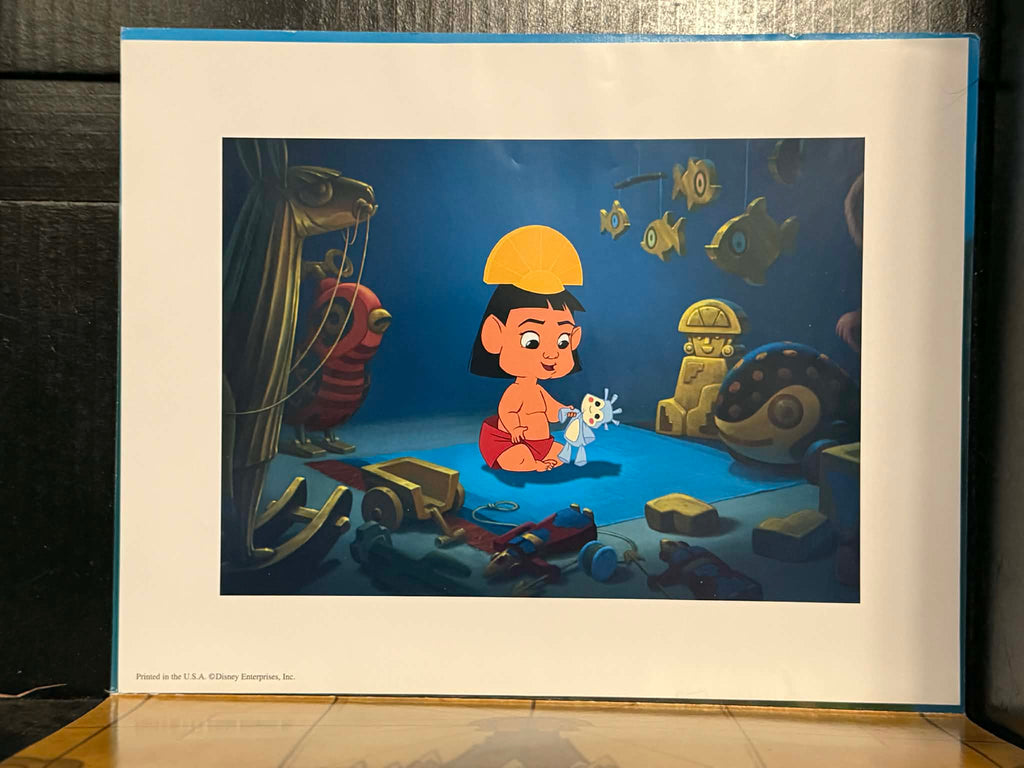Disney The Emperor’s New Groove Exclusive Lithograph Portfolio Set of 4