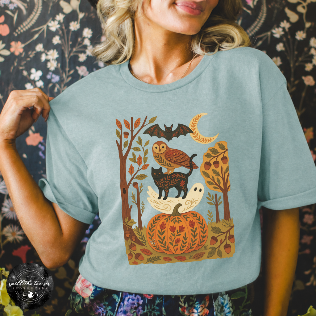 Fall Stack Tee | Cozy Autumn Icons Graphic T-Shirt