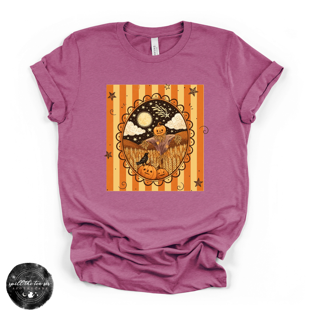 Scarecrow Tee | Cozy Harvest Fall Graphic T-Shirt