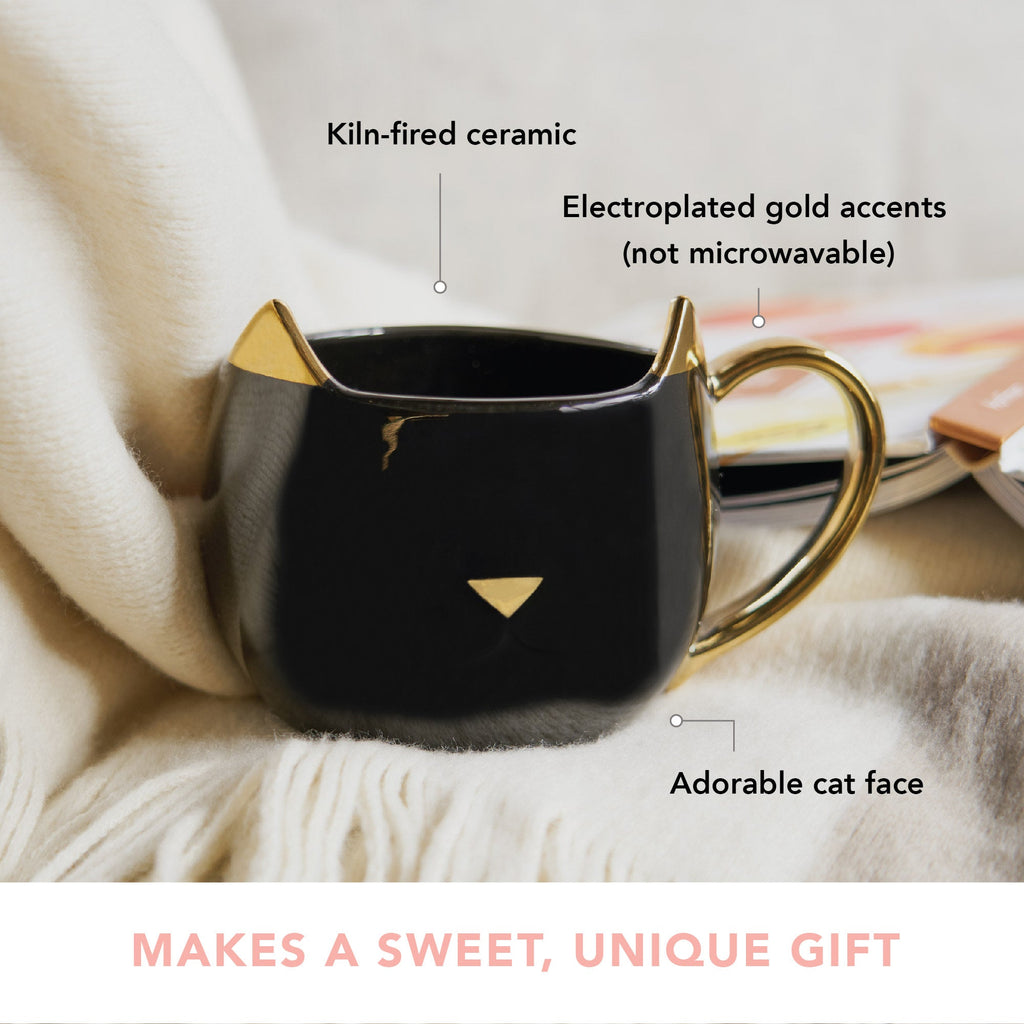 Chloe Black Cat Mug