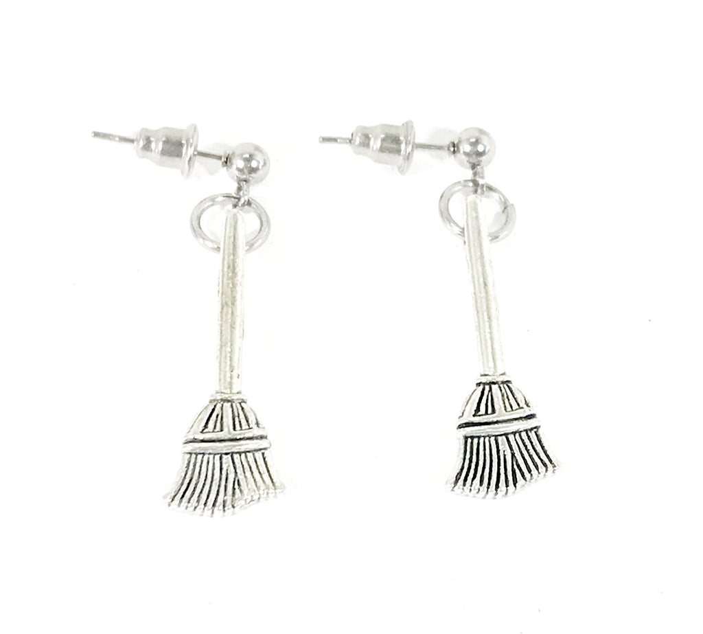 Witchy Earrings, Witch Broom Earrings, Halloween Costume Jewelry, Halloween Jewelry, Witch Earrings, Halloween Earrings, Halloween Gifts