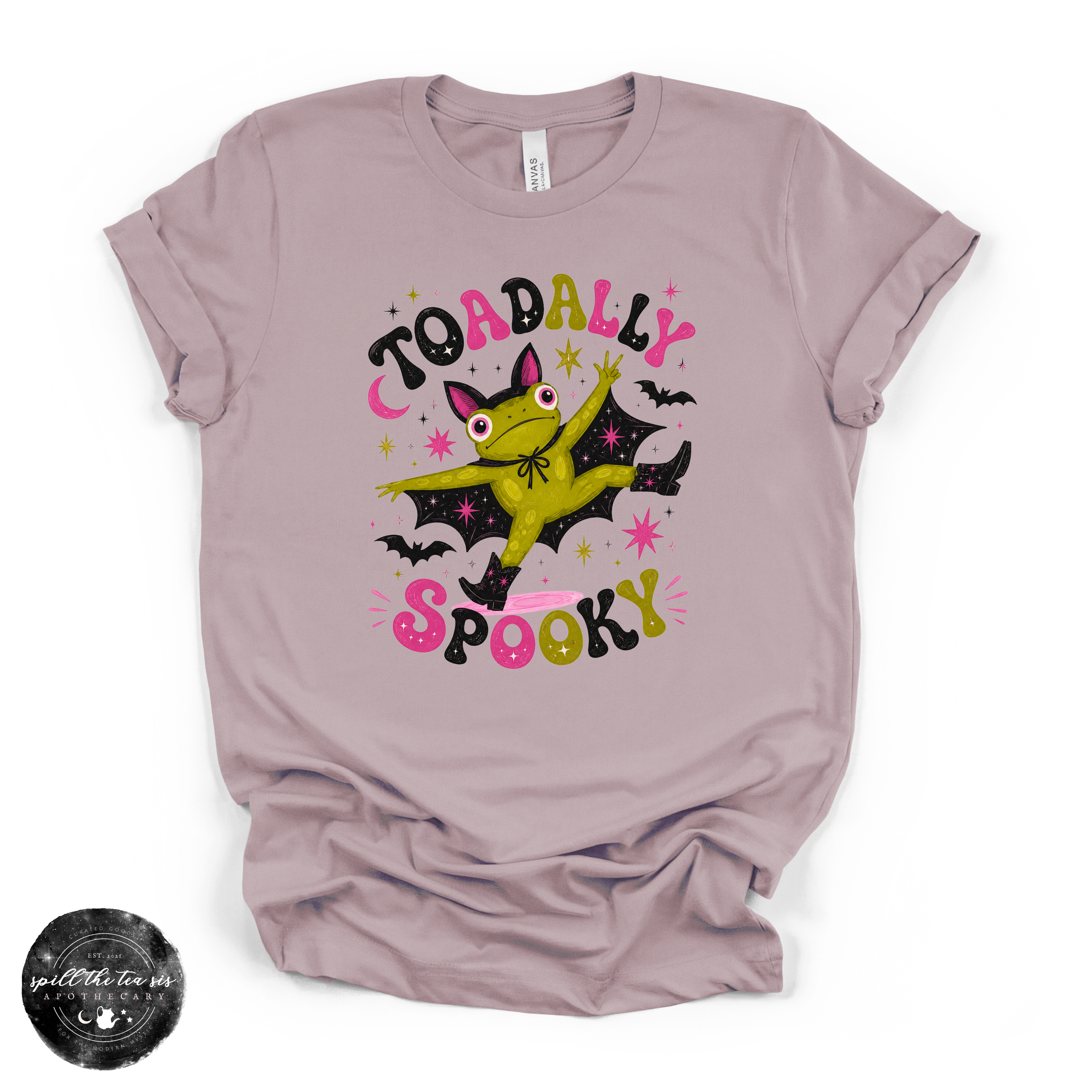 Toadally Spooky Tee | Cute Halloween Toad Graphic T-Shirt