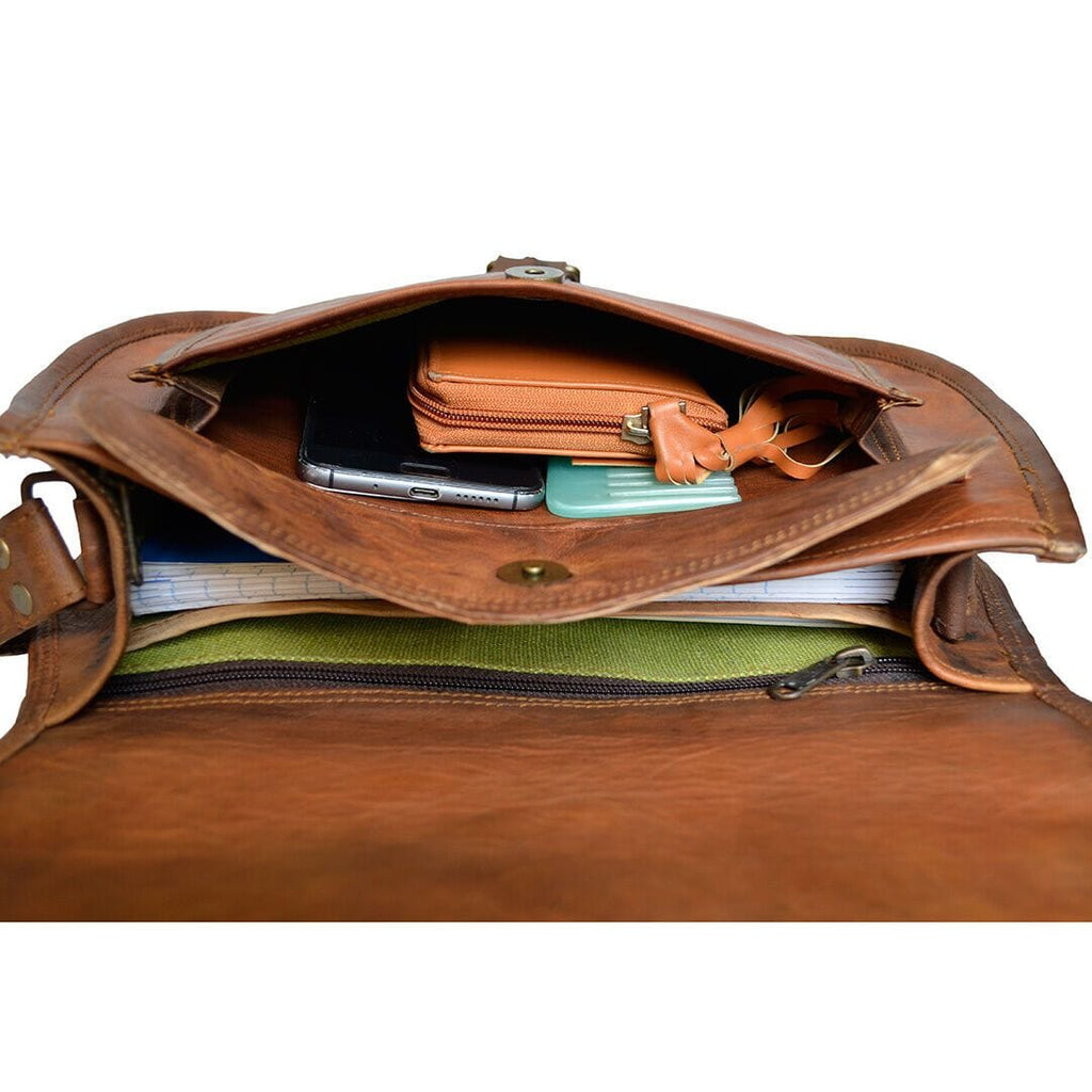 The Sierra Satchel | Handcrafted Goat Leather Crossbody Bag