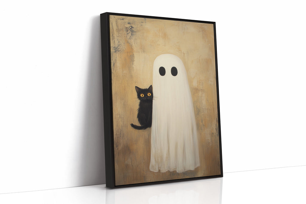 Spooky Feline Friendship