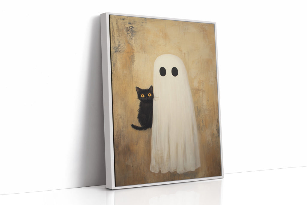 Spooky Feline Friendship